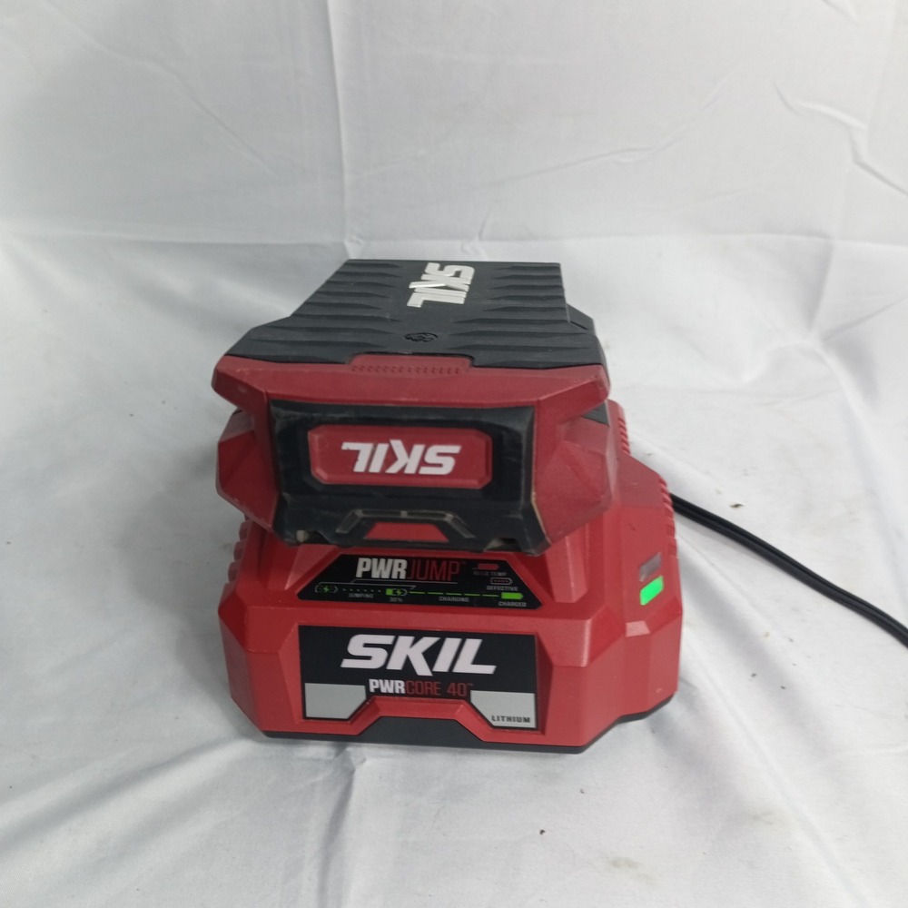 SKIL PWRCORE 40 Lithium Battery and PWRJUMP Charger Set 40V Power Tools a14